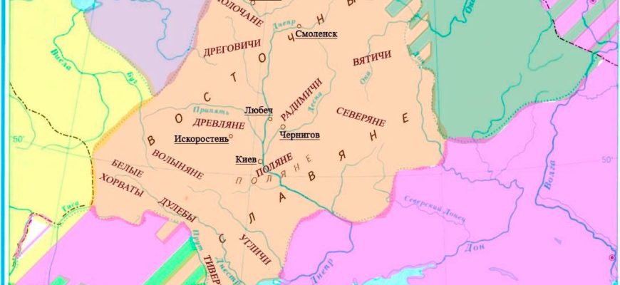 В районе новгорода жили поляне словене полочане тест по истории